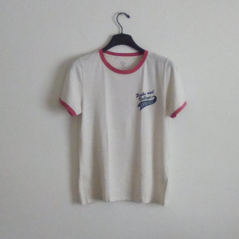 J. Crew Vintage Cotton Peaks and Valleys T-shirt Size Small
